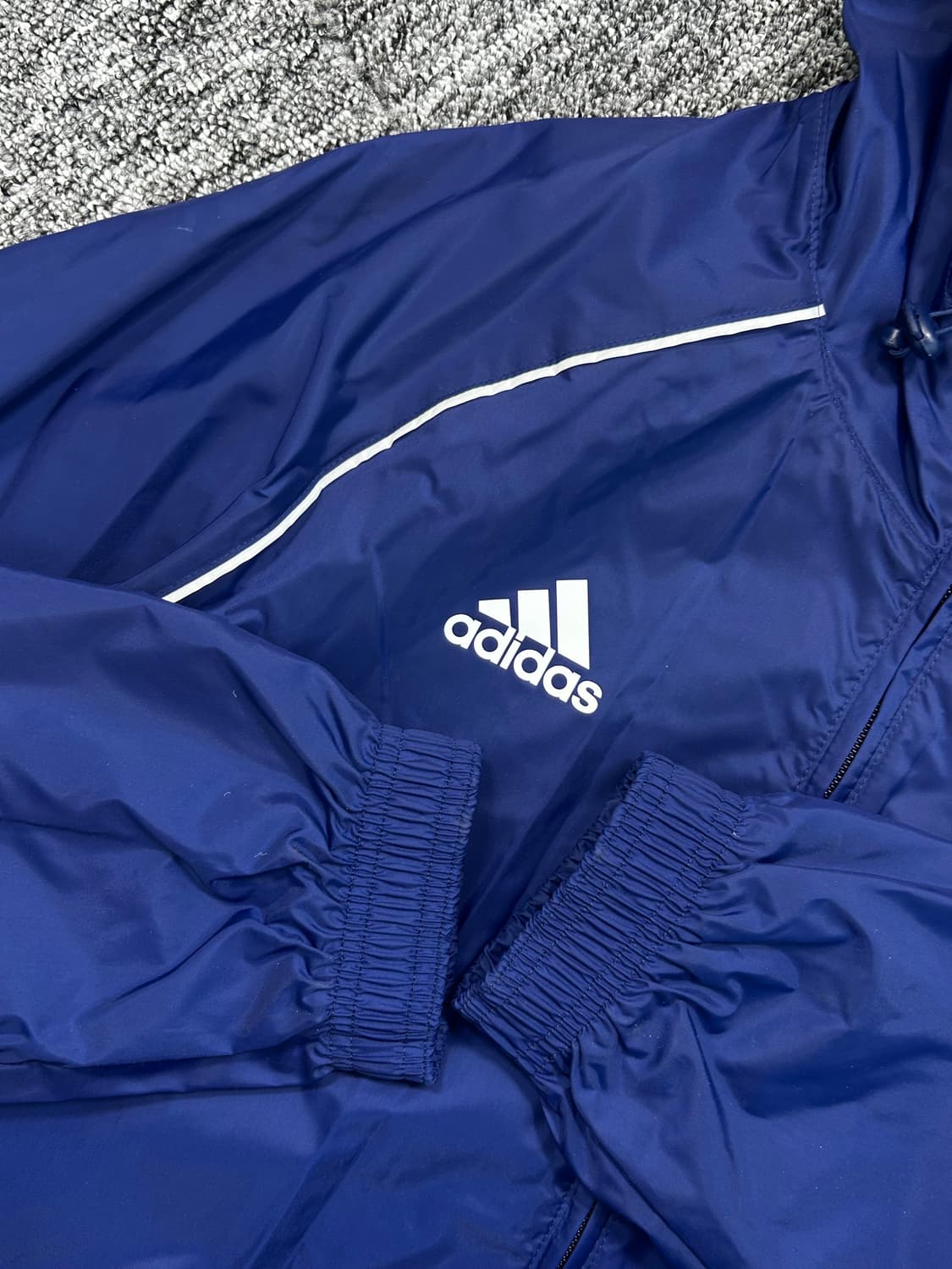 아디다스 네이비 코어레인 바람막이 XL 상품이미지6