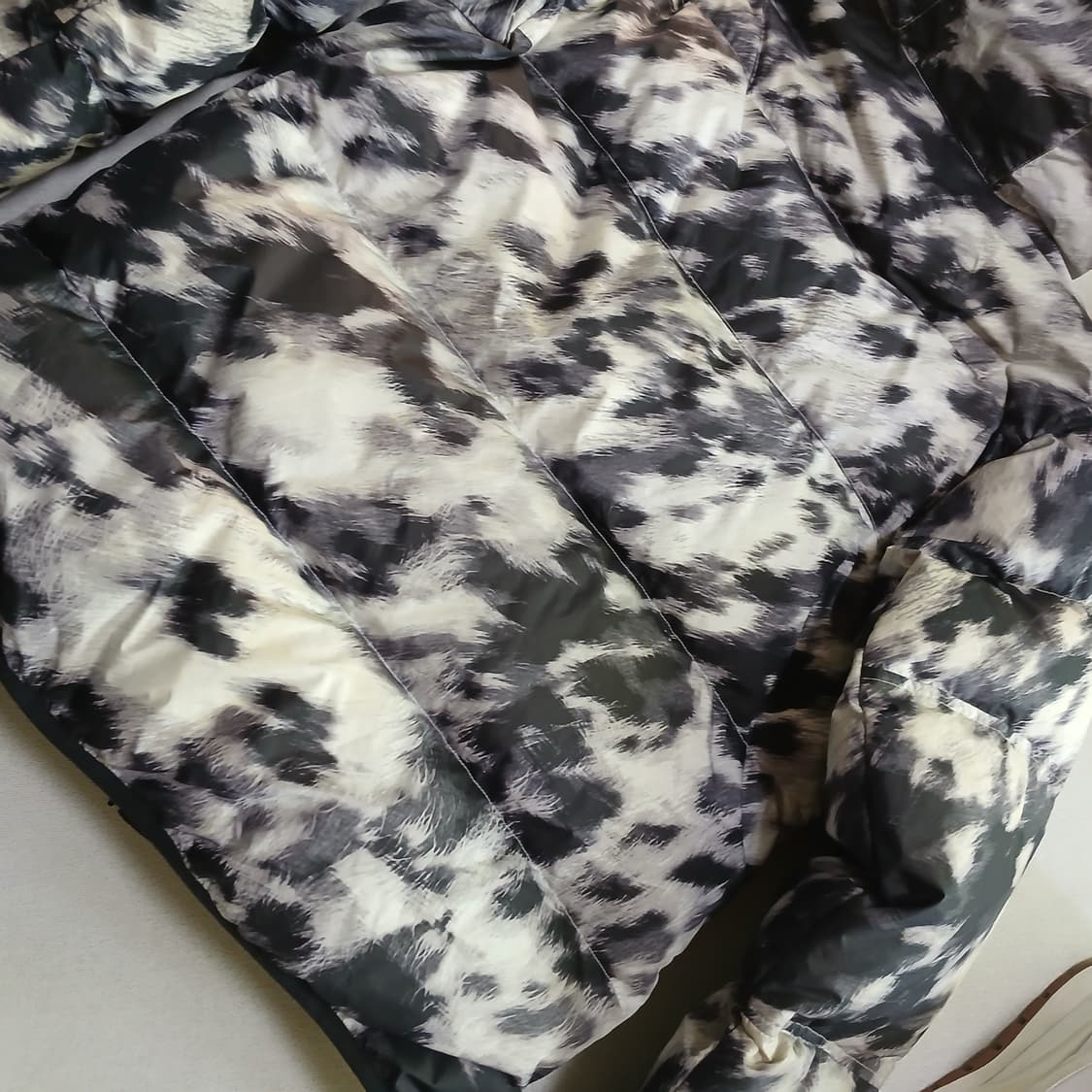 Nike 나이키 윈드러너 패딩 덕다운 화이트카모 투웨이 자켓 상품이미지6