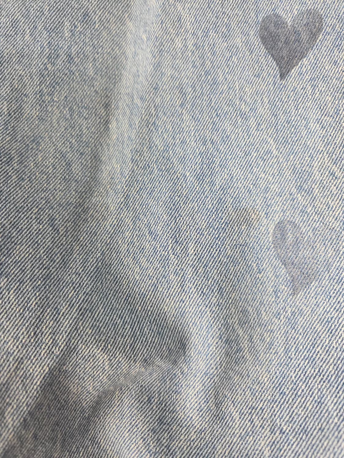 KIMHEKIM 김해김 하트 스탬프 데님 팬츠 상품이미지6