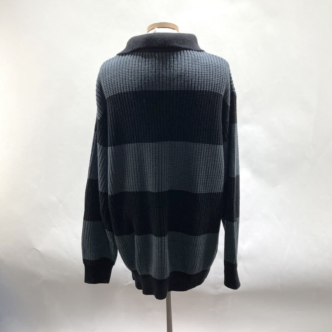 남성 카라넥니트티 스트라이프 2XL 영구제 상품이미지3