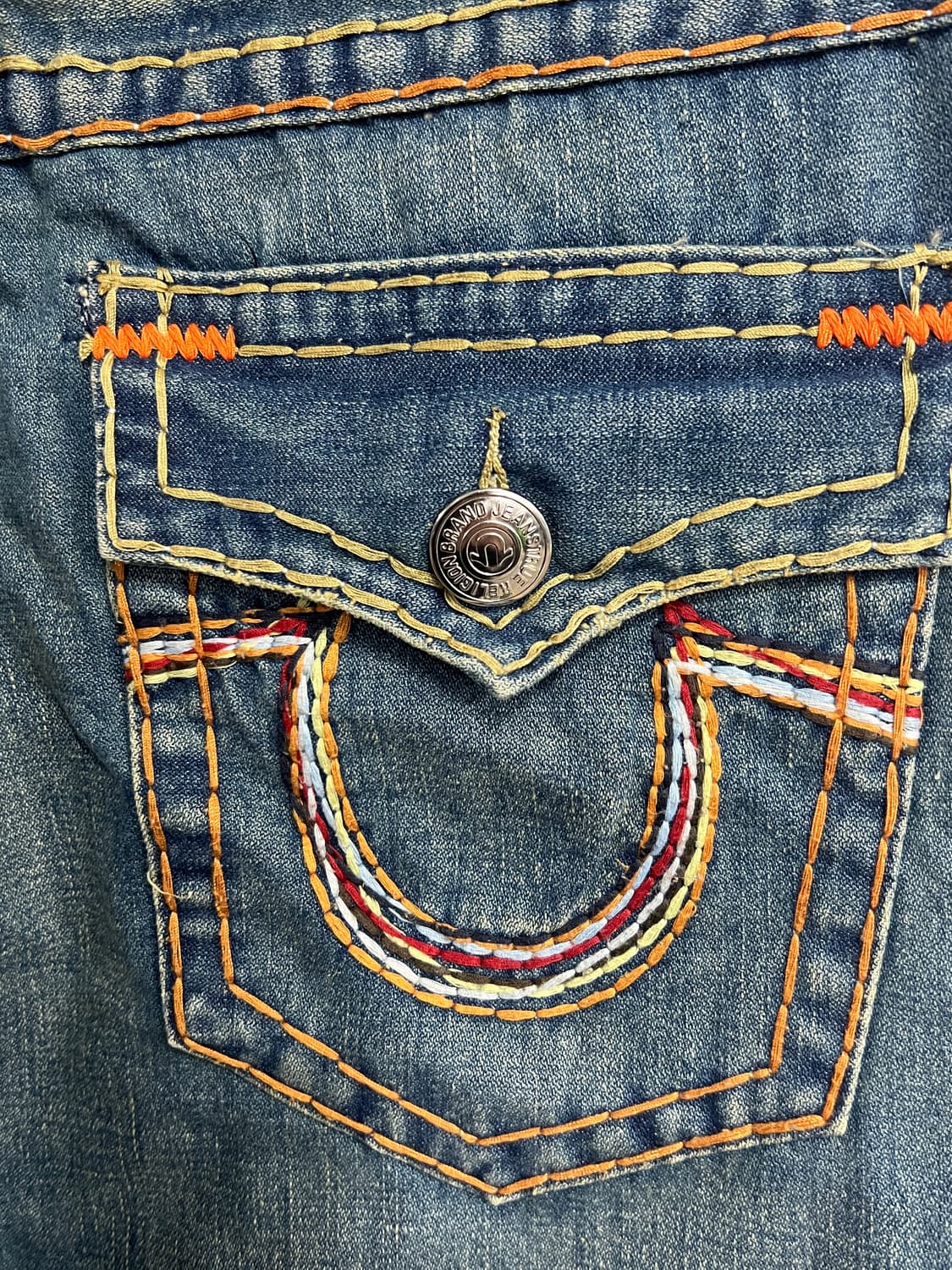 True Religion트루릴리전 로건 슈퍼 T 나팔핏 부츠컷 데님 팬츠 상품이미지3