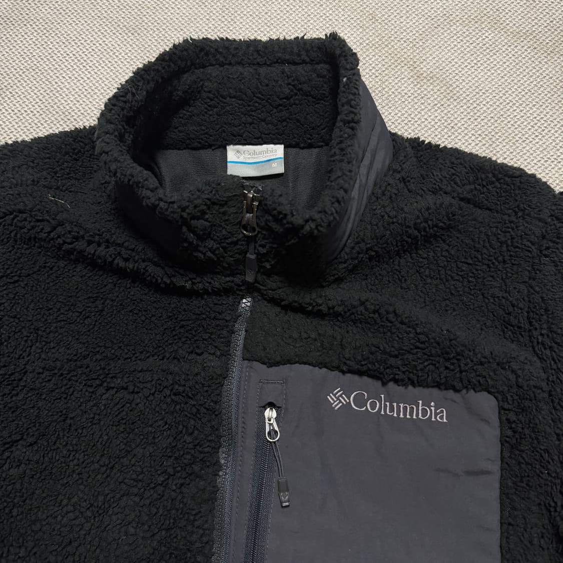 컬럼비아 블랙 뽀글이 플리스 상품이미지2