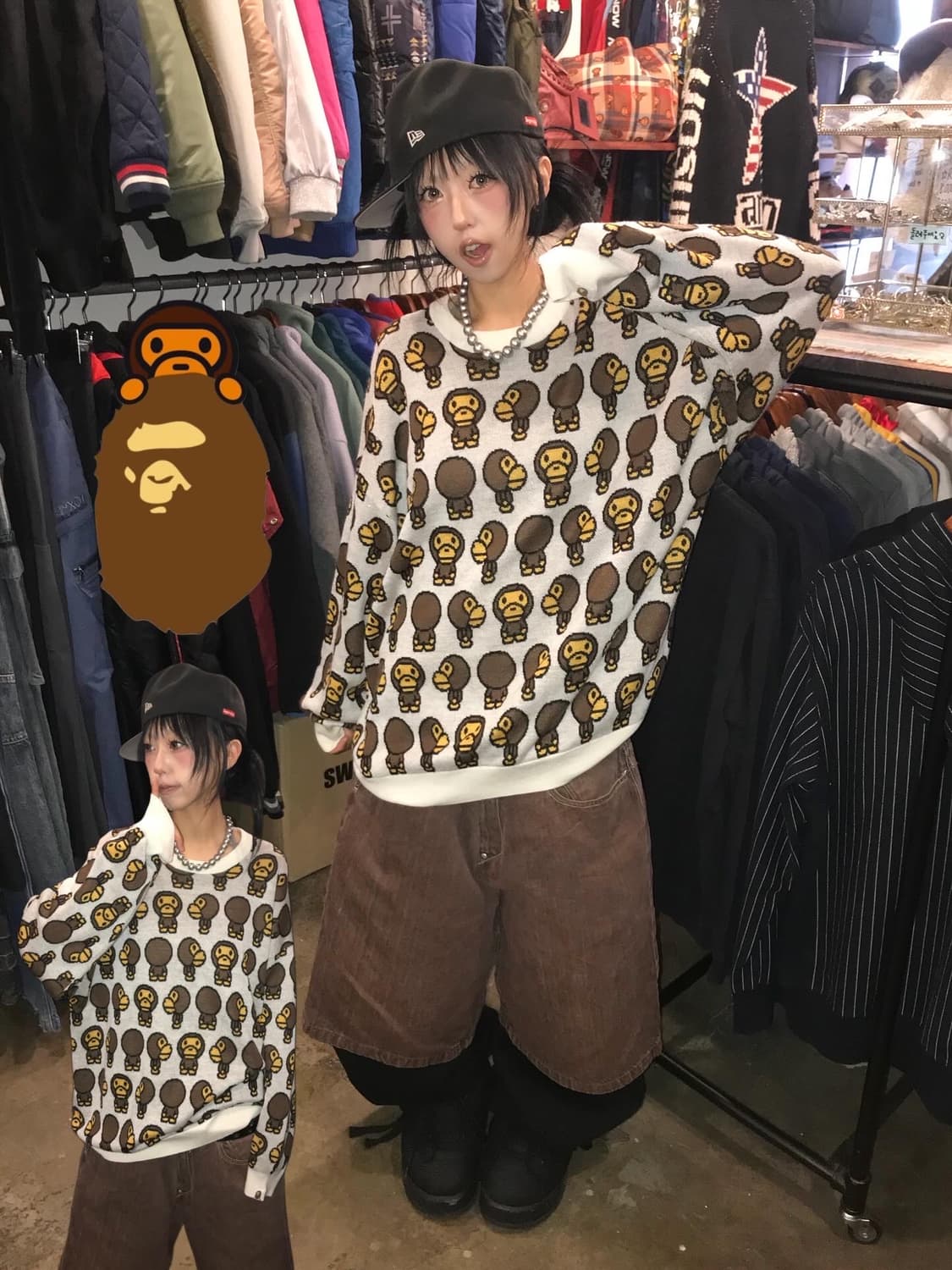 BabyMilo Full Pattern Knit  ⭐️Rare⭐️  상품이미지1