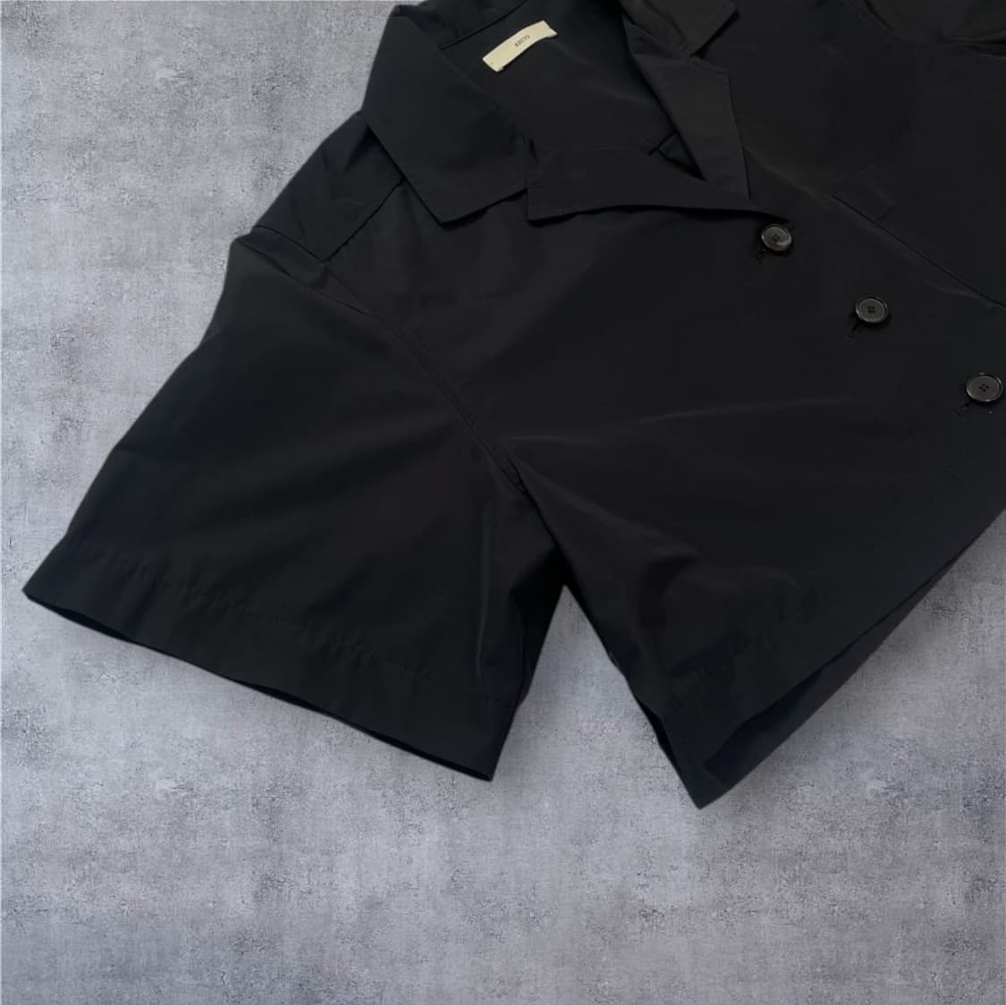 렉토 Recto 블랙 크롭 셔츠 자켓 S 상품이미지6