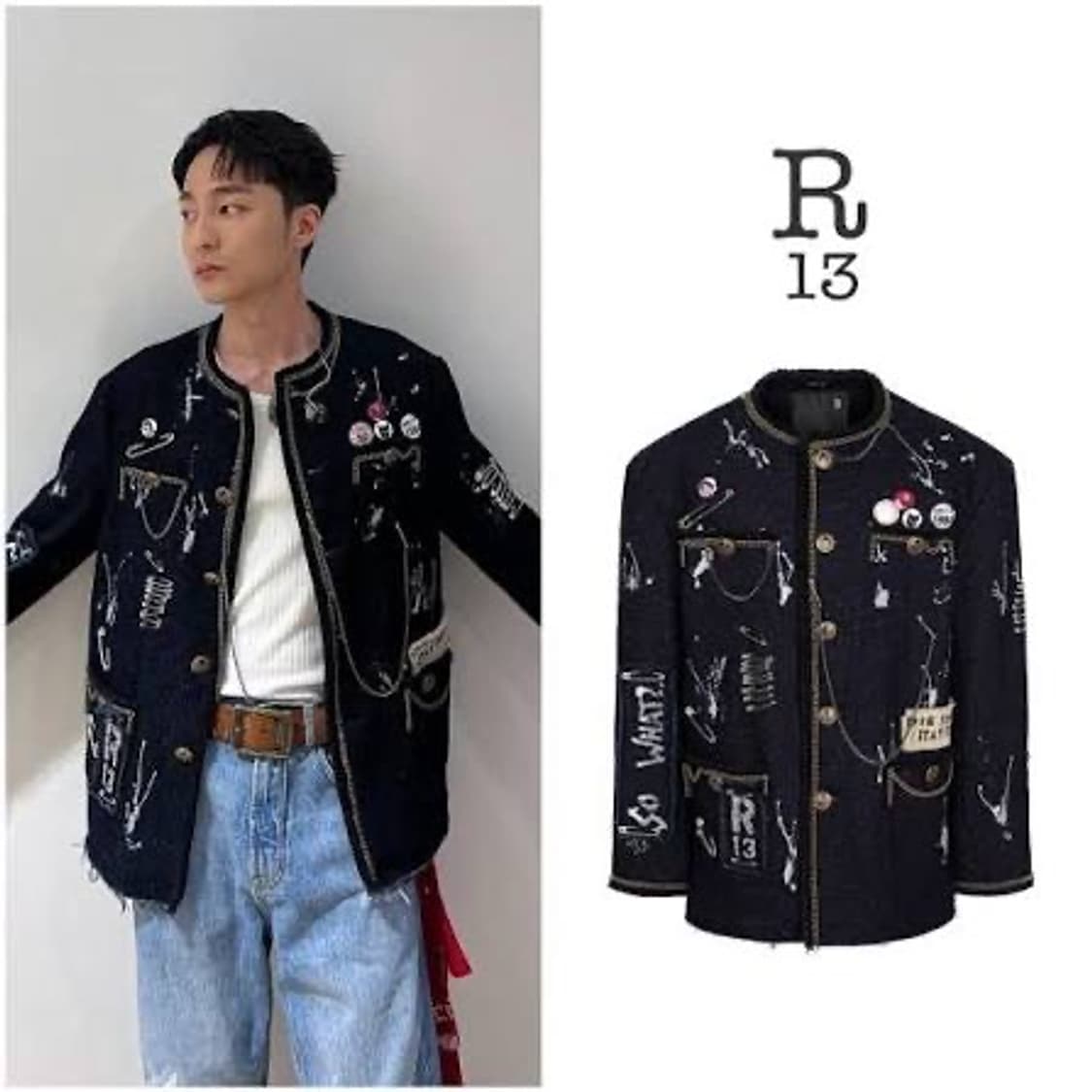 R13 slouch chore jacket (L) 상품이미지2