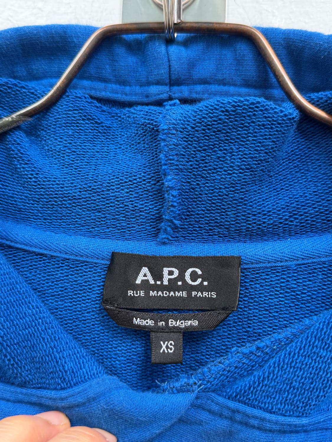 A.P.C. 아페쎄 모리스 후드티 블루 XS 상품이미지2