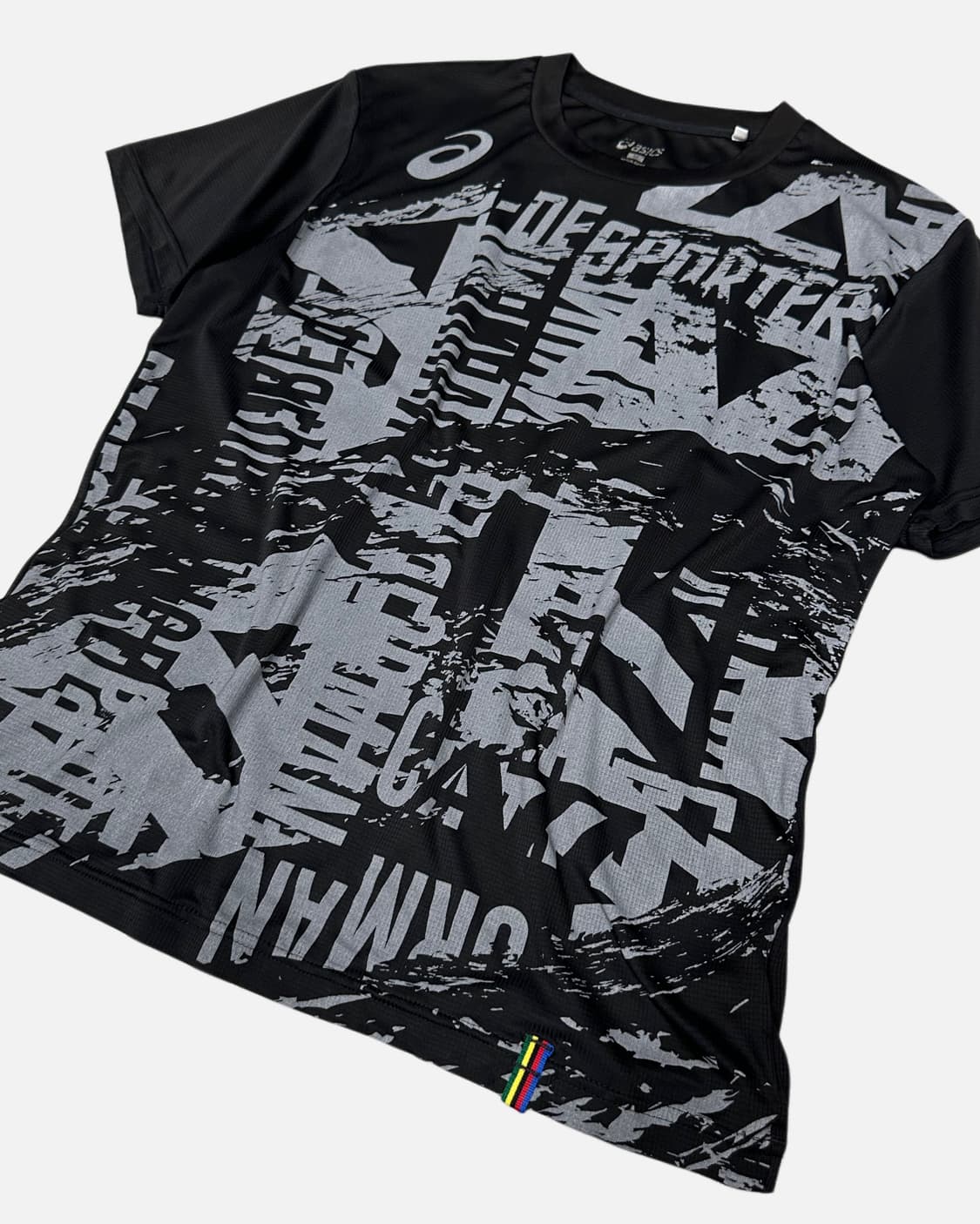 grunge printing sporty t-shirt 상품이미지2
