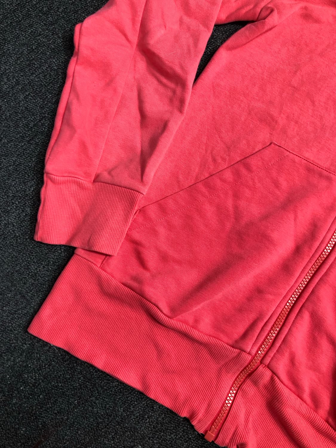 아디다스 핑크 화이트 삼선 져지 L 상품이미지7