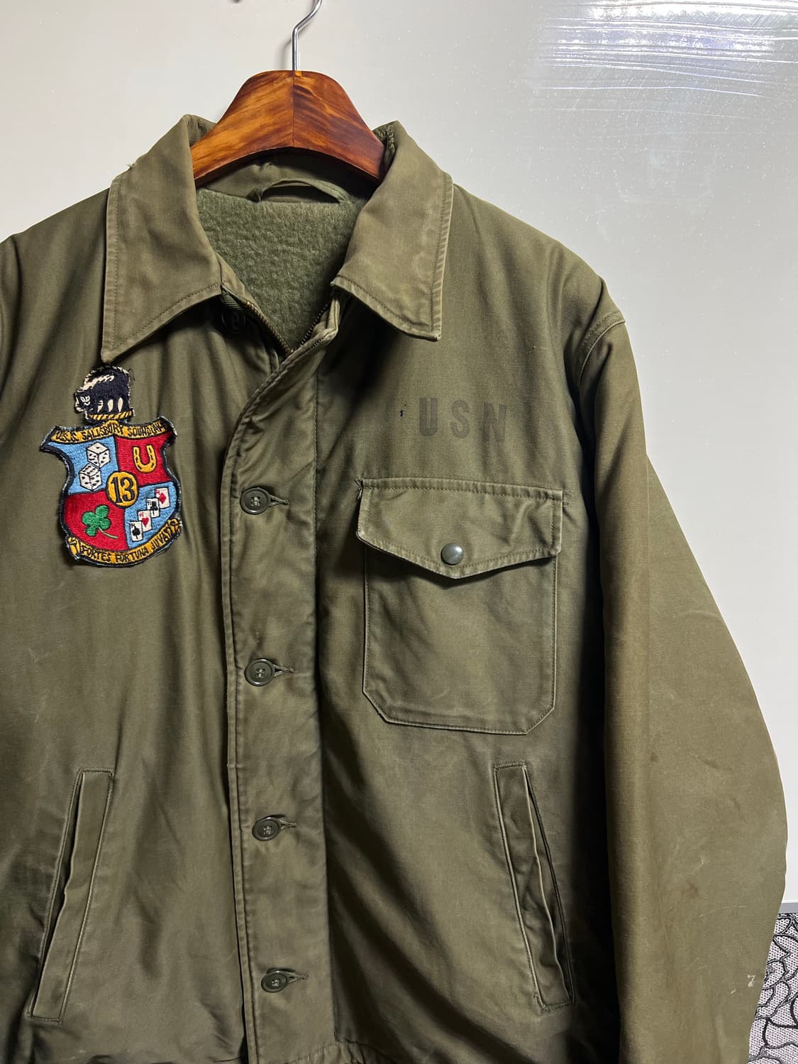 빈티지 밀리터리 60s USN A2 초기형 덱자켓 상품이미지2