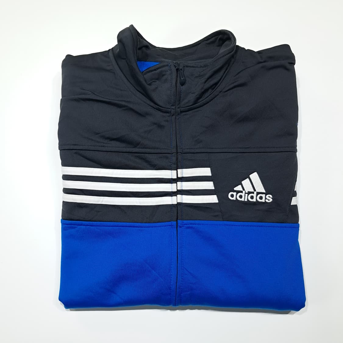 CL975 2XLT 아디다스 톨사이즈 블루블랙 집업 트랙자켓 상품이미지8
