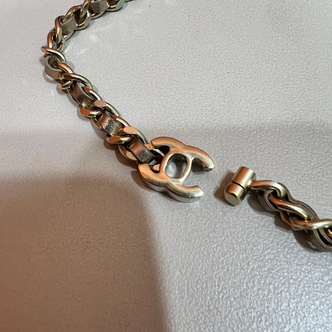 [정품] 샤넬 클래식 빈티지 턴락 초커 - 골드 상품이미지6