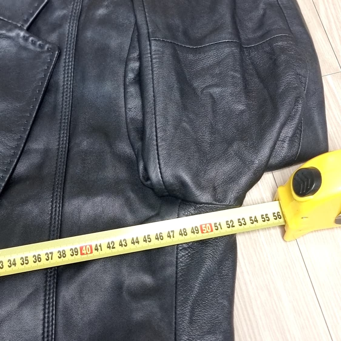 이신우옴므 블랙 가죽 자켓(100) 상품이미지9