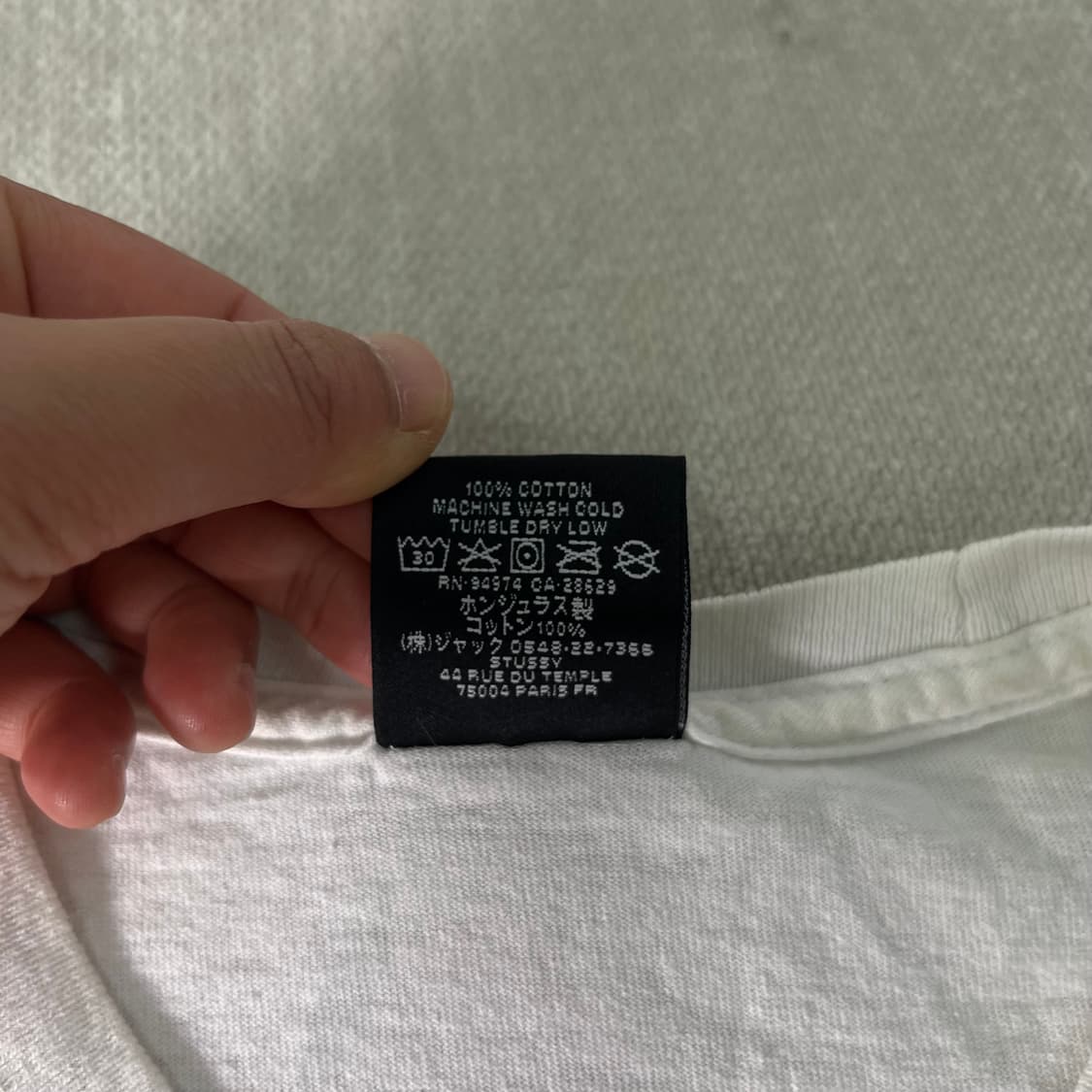 105 스투시 올드스쿨 프린팅 반팔티 상품이미지4