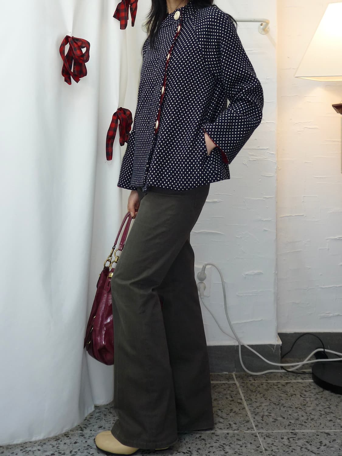 midnight dot coat 상품이미지3