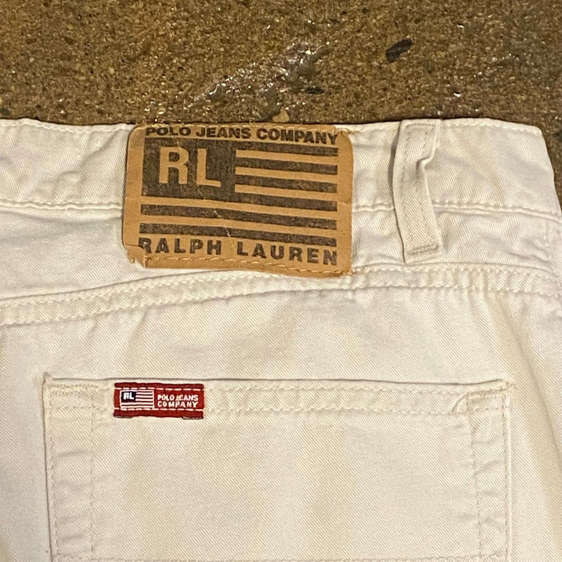 90s 미국 빈티지 폴로랄프로렌 폴로진 면바지 상품이미지7