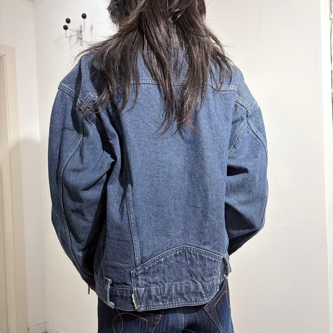 90s 게스 GUESS Georges Marciano 데님 라이더 자켓 상품이미지4