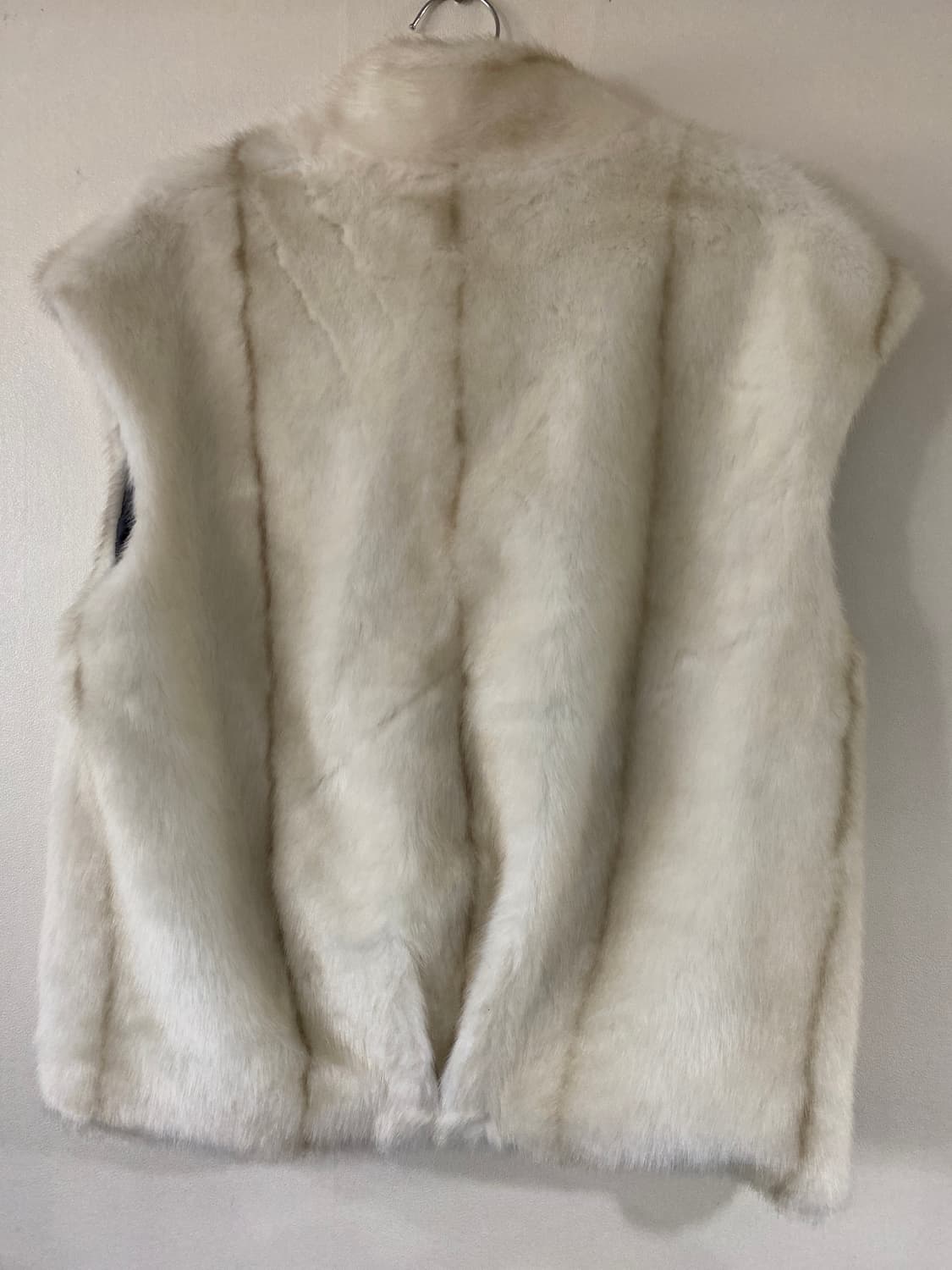 메리제이 아이보리 퍼 조끼 베스트 상품이미지2