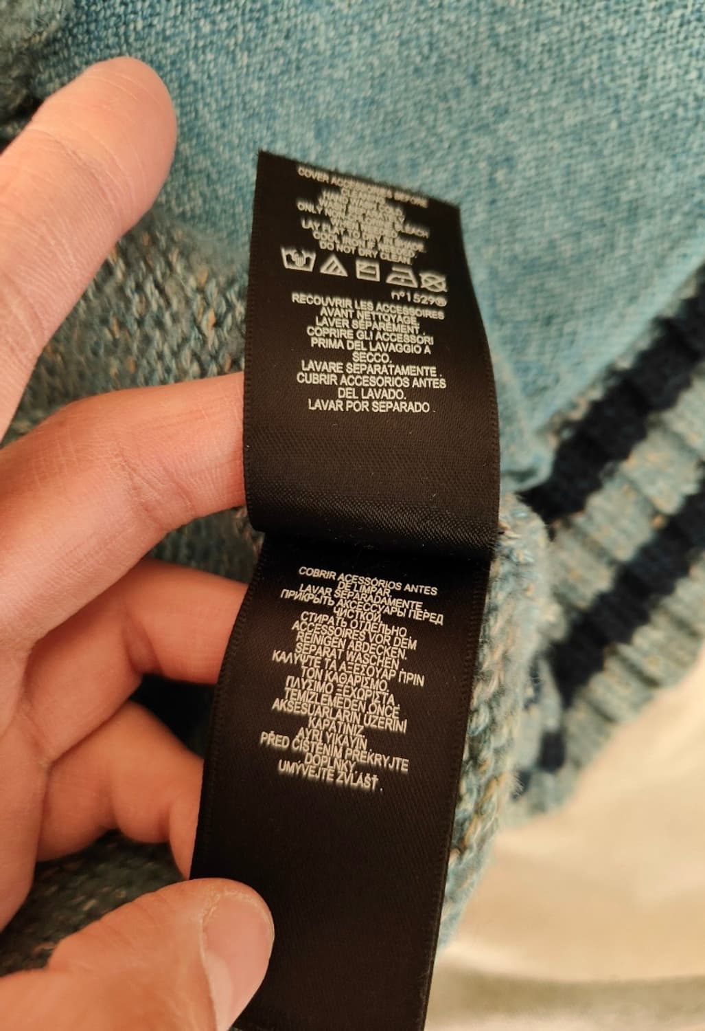 [L] RRL slat flats 인타르시아 니트 가디건 상품이미지6