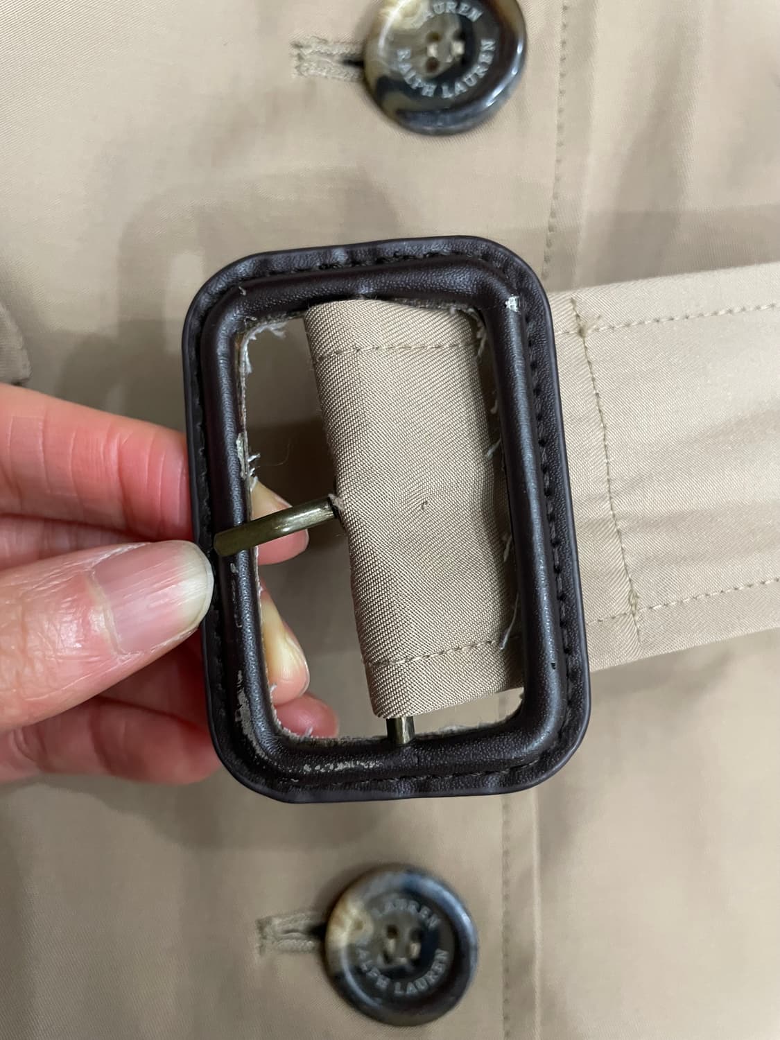 폴로 랄프로렌 더블 브레스트 트렌치 코트 베이지 상품이미지7