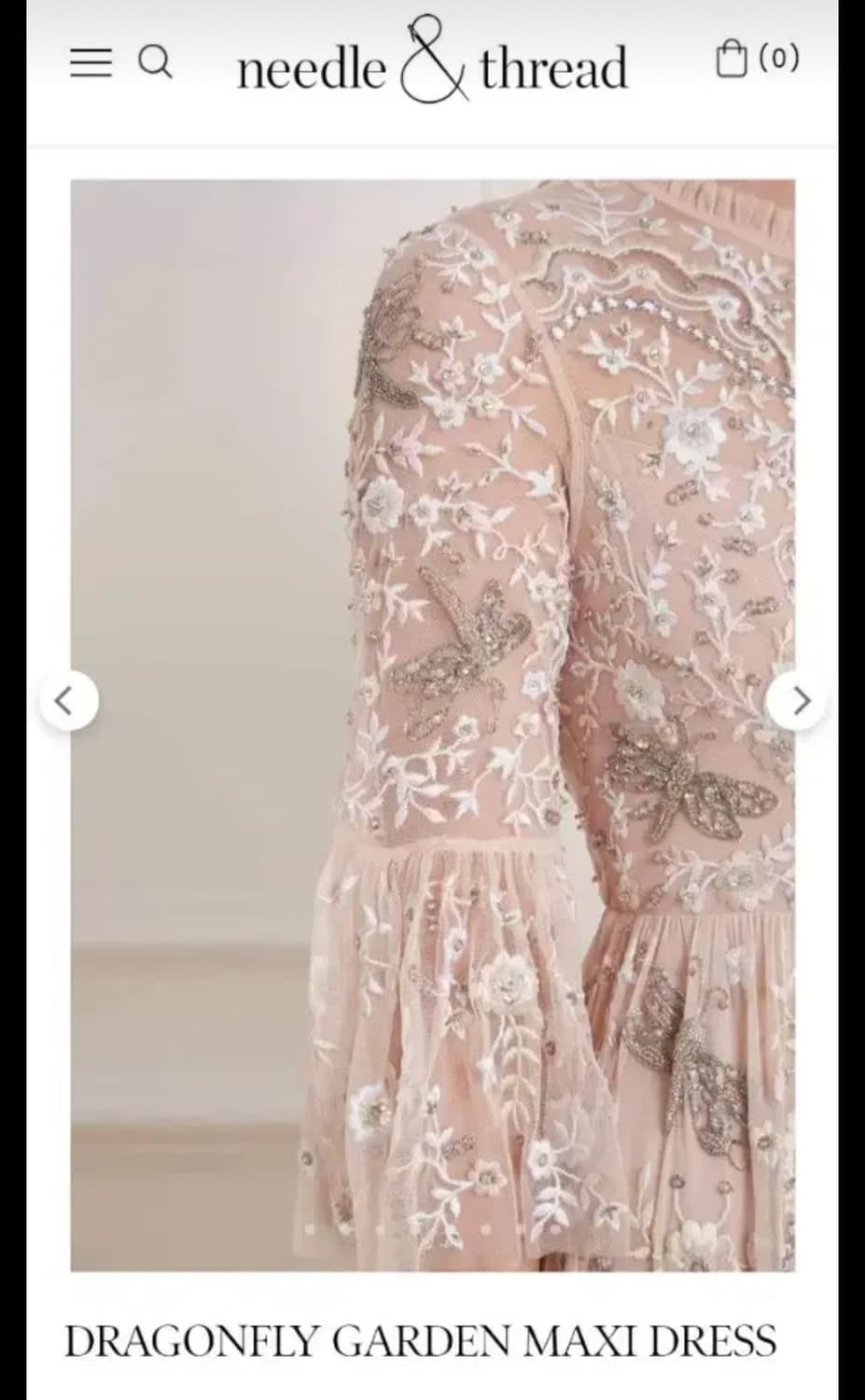 레드벨벳 슬기 싸이코 드레스 니들앤뜨레드 needle&thread 상품이미지6