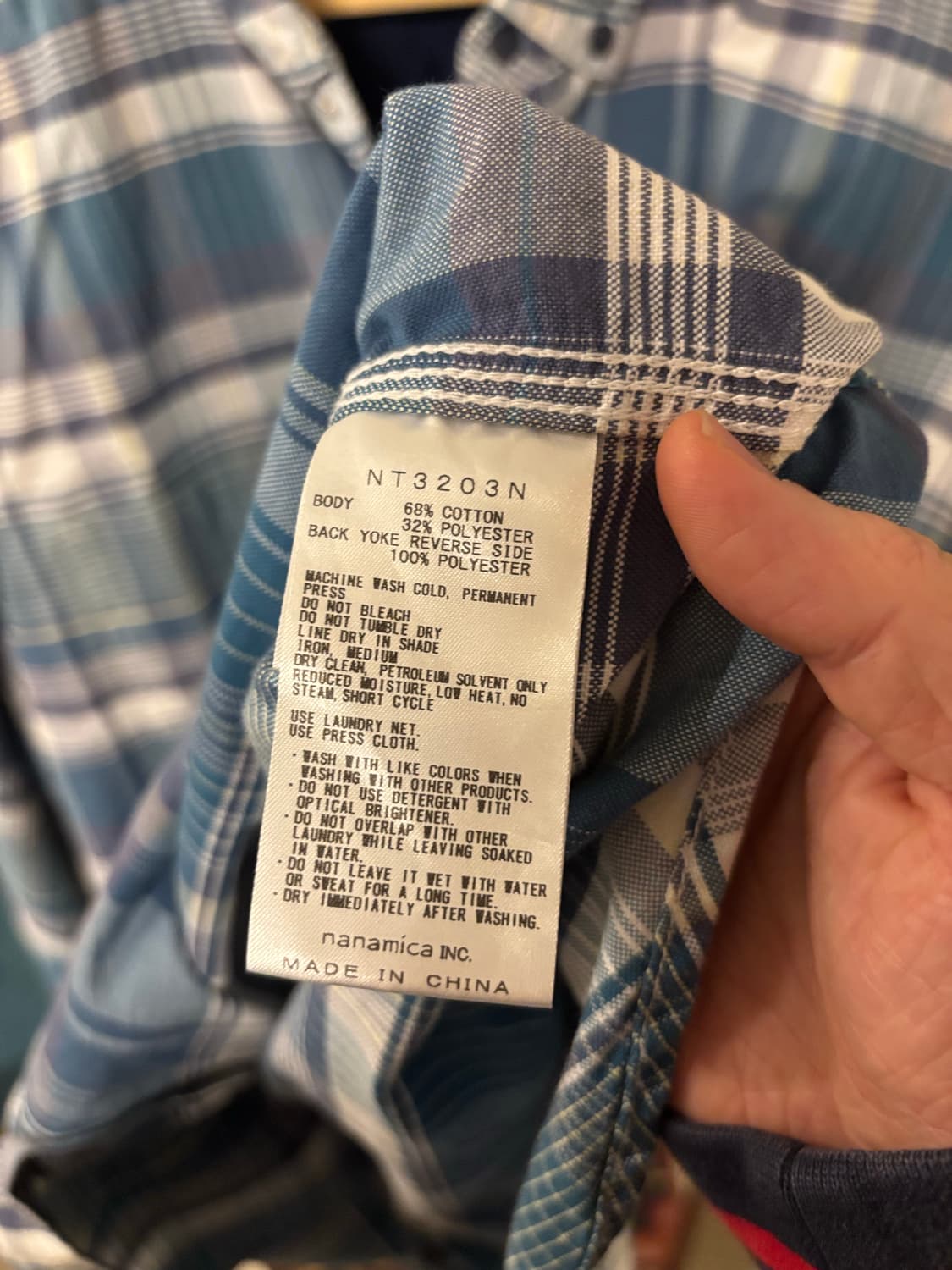 노스페이스 퍼플라벨 체크 워크셔츠 상품이미지4