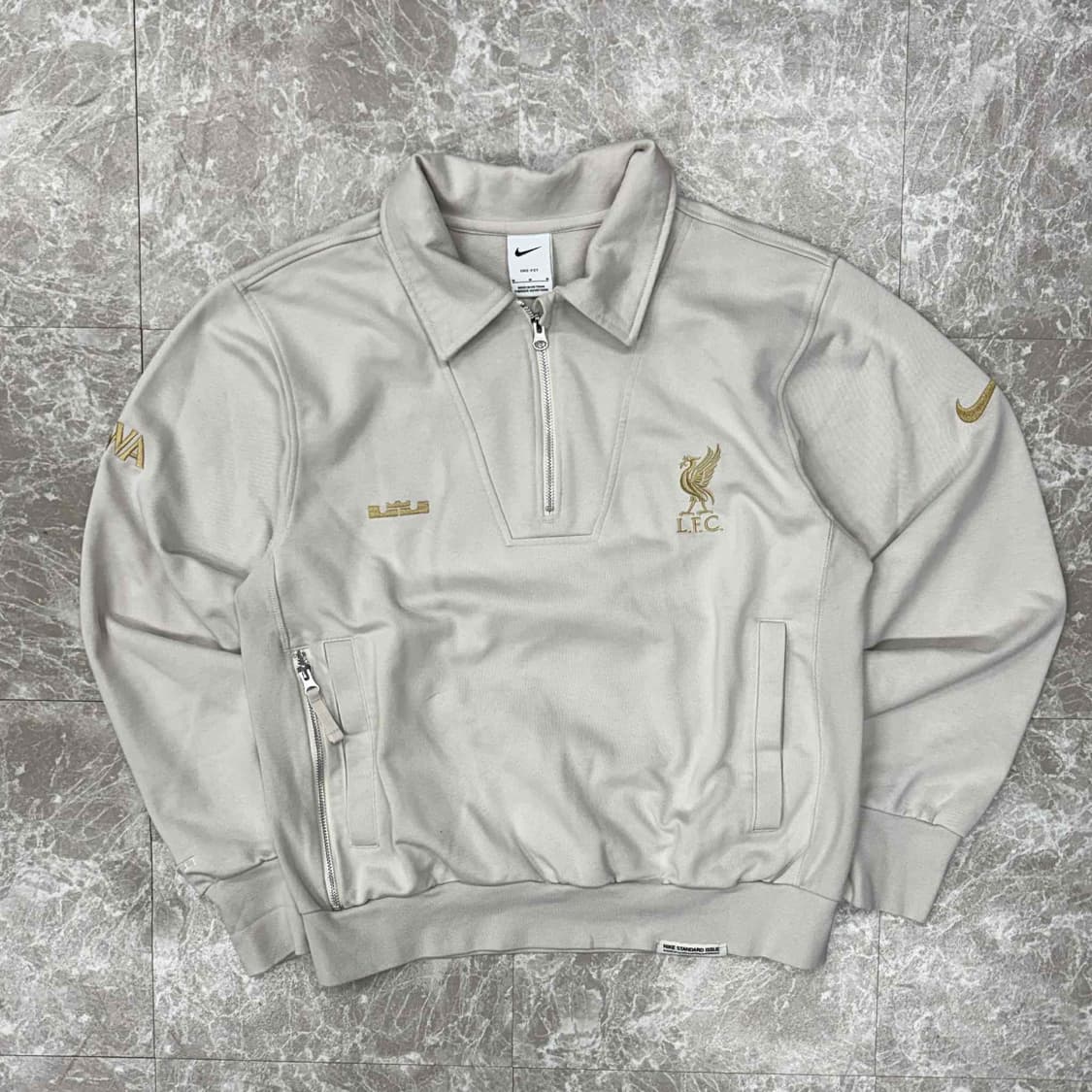 나이키 신형 르브론 X 리버풀 유나폼 하프집 스웨트셔츠 맨투맨(M) 상품이미지1