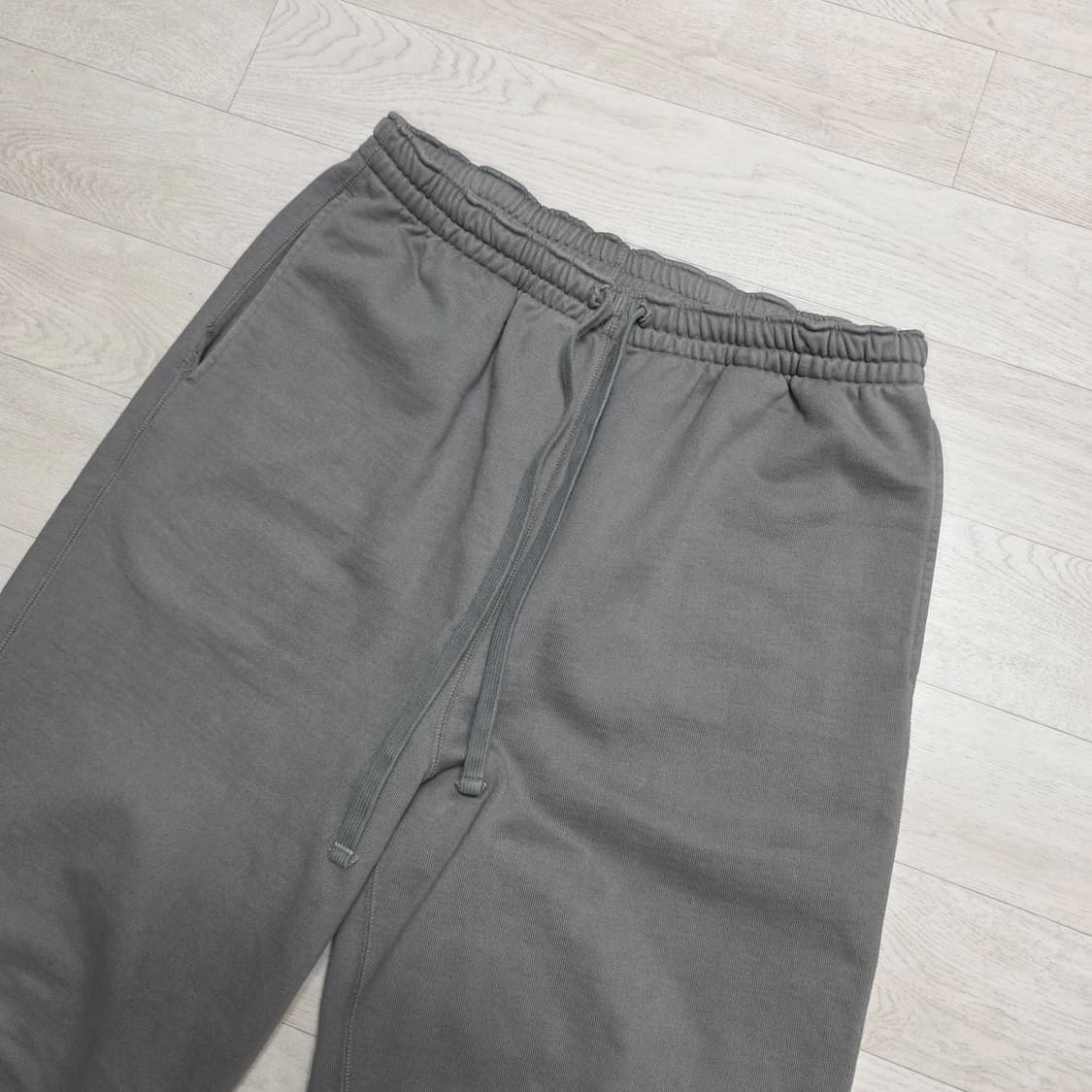 [1,2] 마카웨어 휴지 스웻 셋업 오가닉코튼 헤비 컴포트 플리스 그레이 상품이미지8