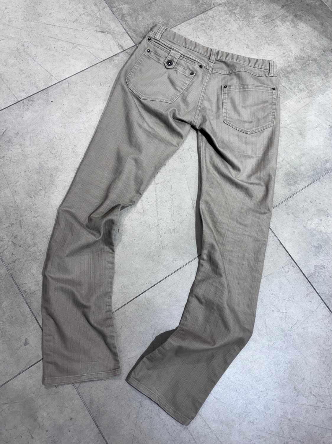 Katharine Hamnett 베이지 워싱 팬츠 바지 상품이미지9