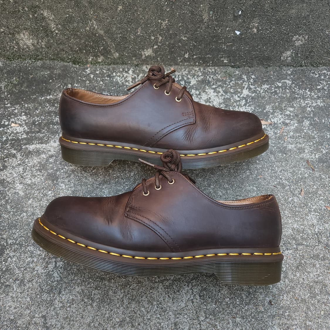 [6UK] 닥터마틴 1461 브라운 3홀  (250~255) 남여 상품이미지4