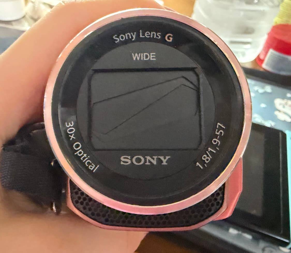 소니 핸디캠 sony handycam cx-535 핑크 빈티지 캠코더 상품이미지4