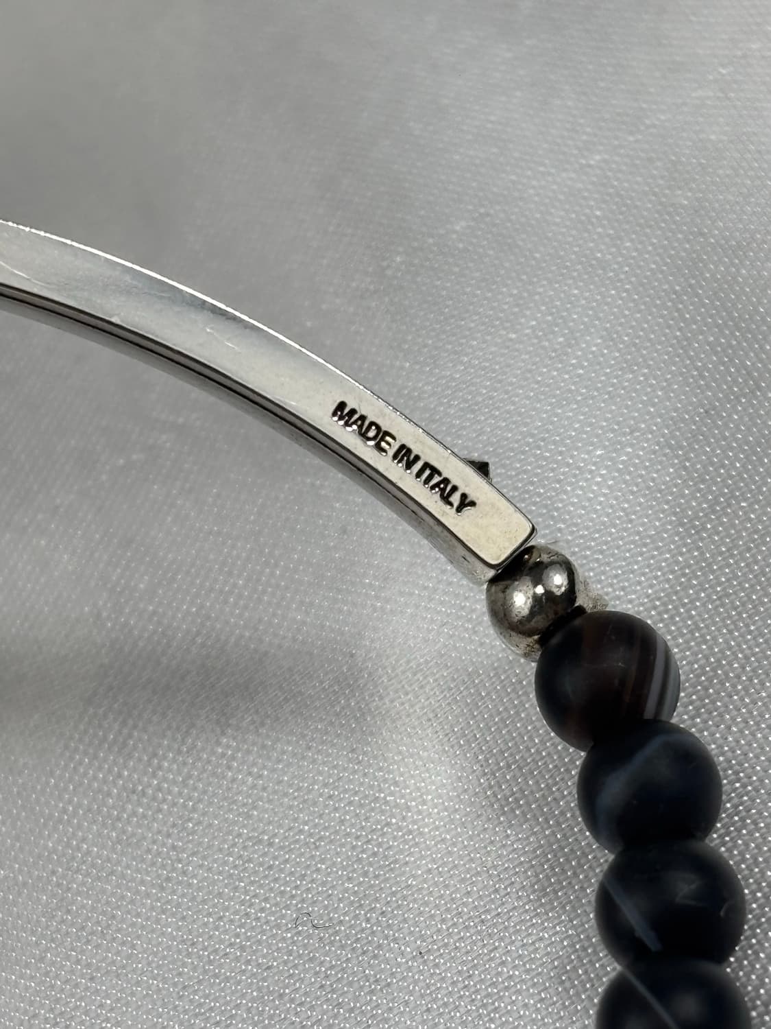 (정품)알렉산더맥퀸 실버로고 스컬팔찌 상품이미지5