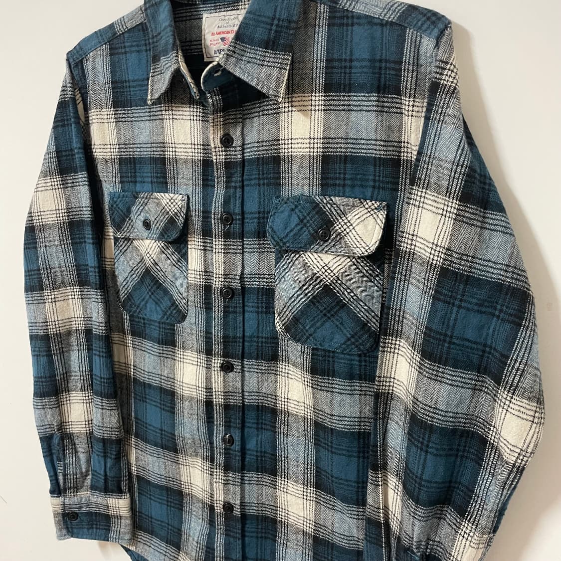 JAPANESE VINTAGE AVIREX PLAID SHIRT 상품이미지5