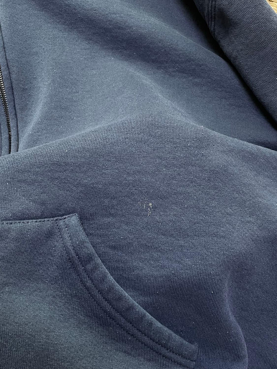 90s russell athletic hoodie zip navy 상품이미지7