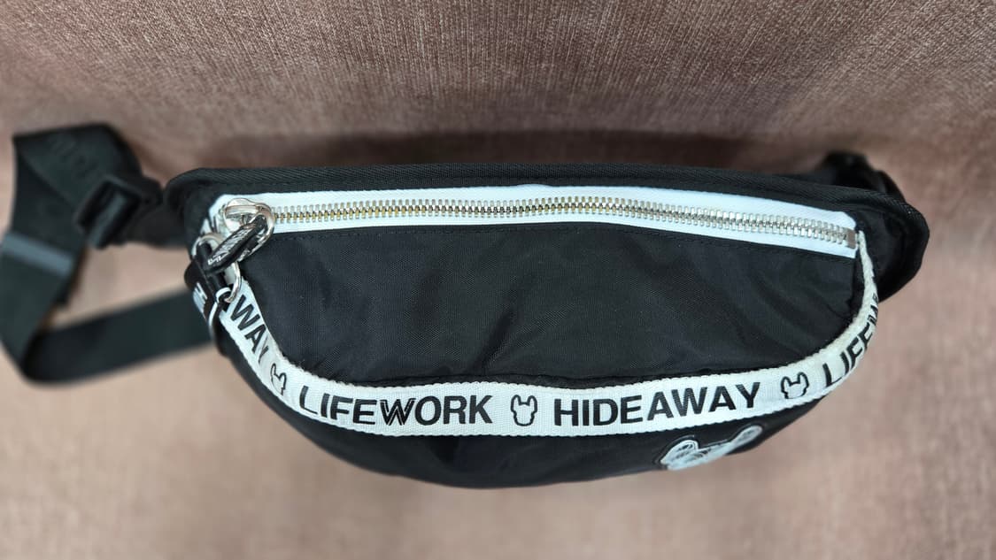 라이프워크 블랙 힙색 강아지 패치 상품이미지2