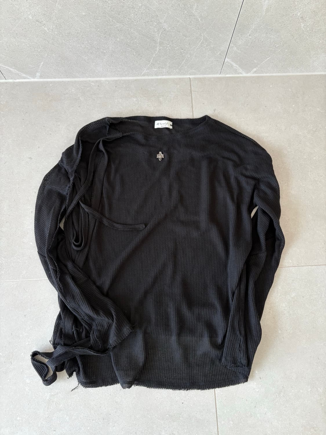 aesynctx TRIMMED KNIT TOP 상품이미지3