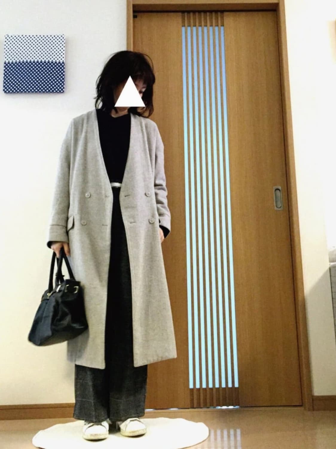 니코앤드 노카라 울블렌드 코트 상품이미지10