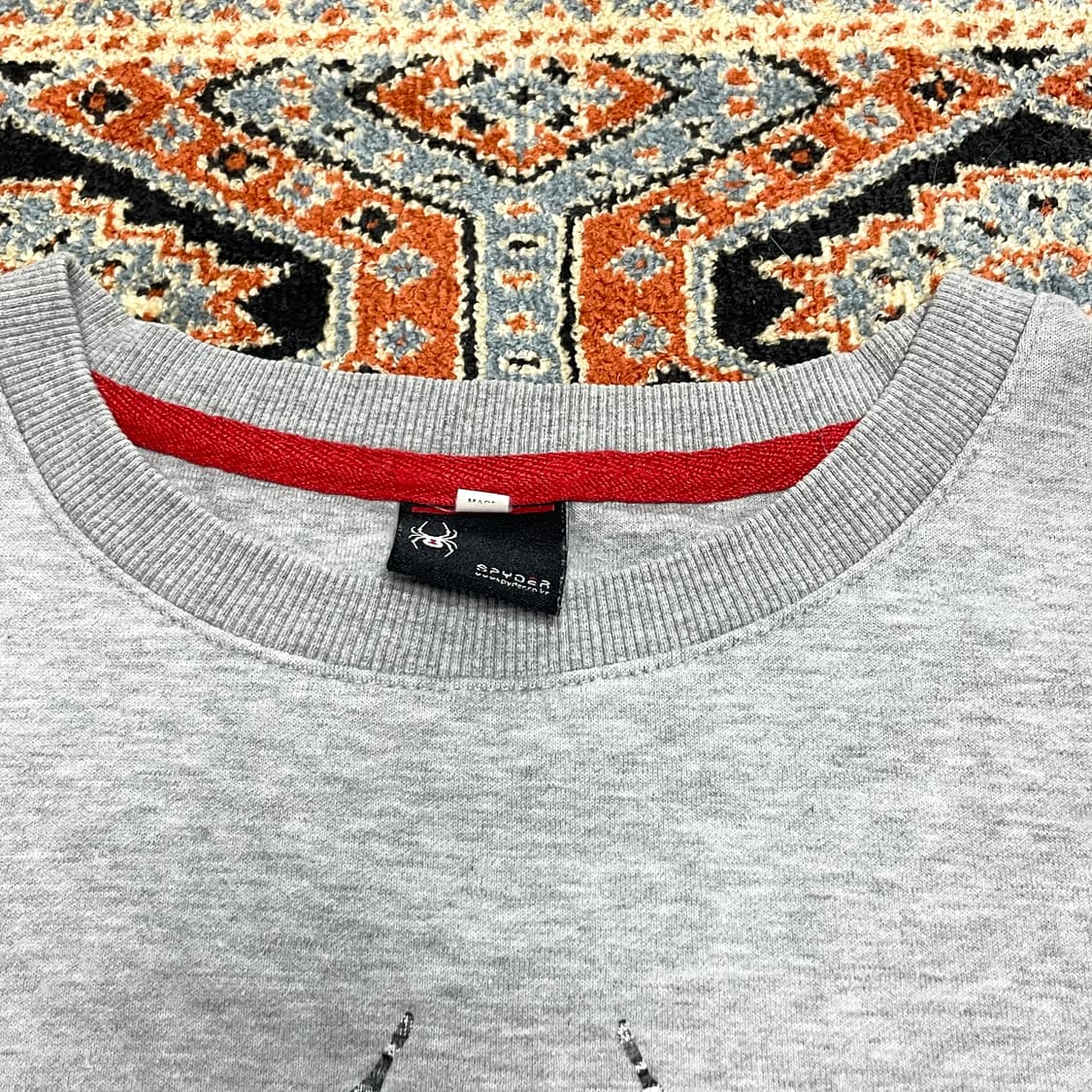 스파이더 그레이 맨투맨 남성M 상품이미지3