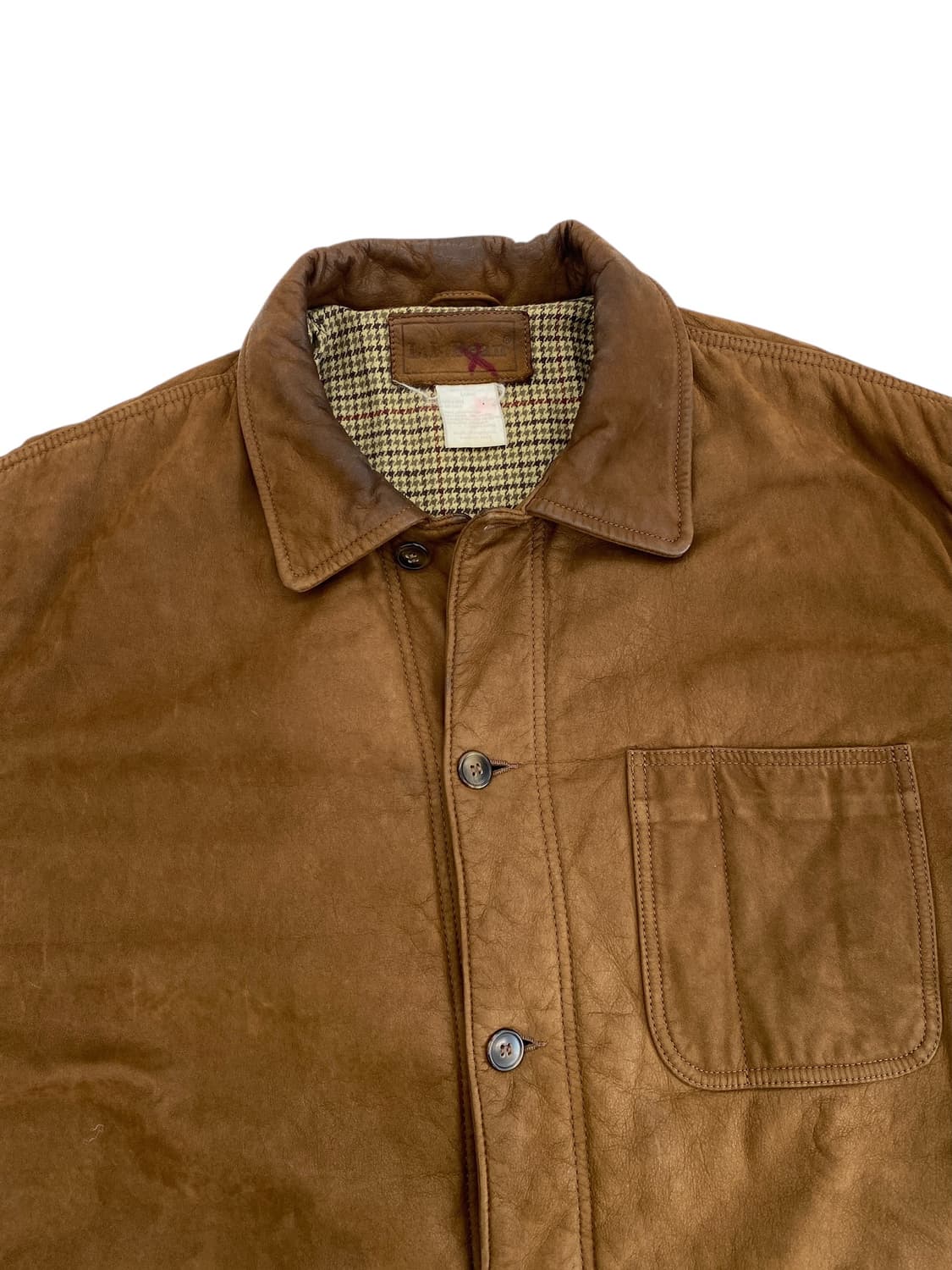 90‘s 엘엘빈 소가죽 초어 자켓 상품이미지3