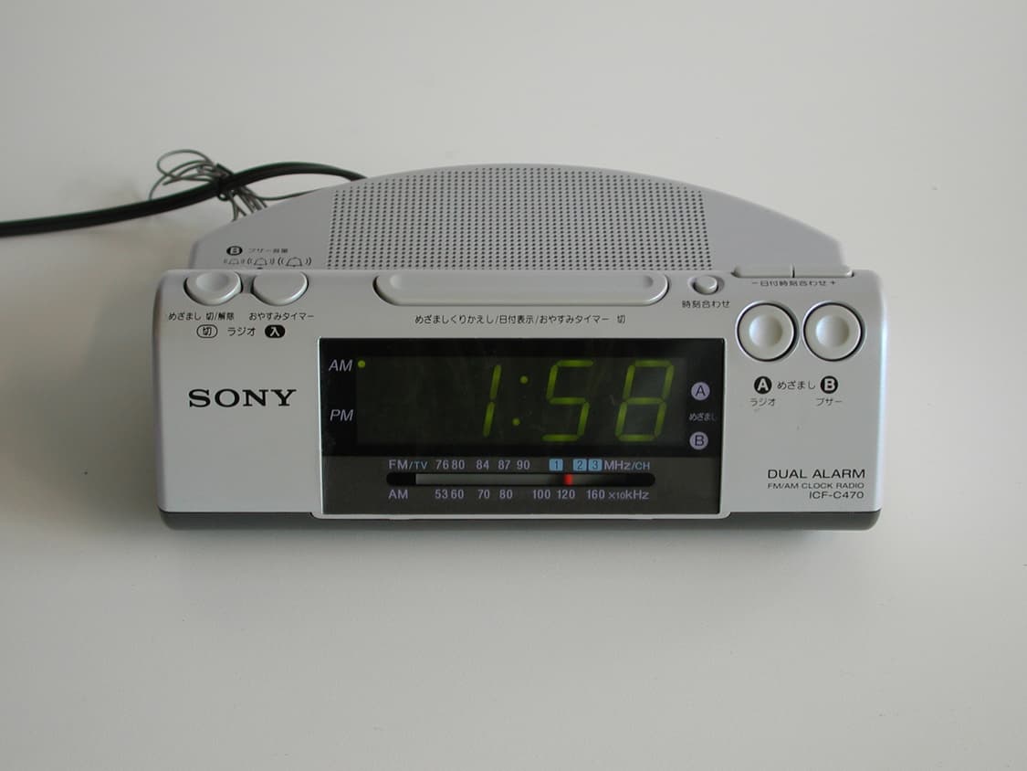 Sony 알람 시계 / 라디오 (mint) 상품이미지1