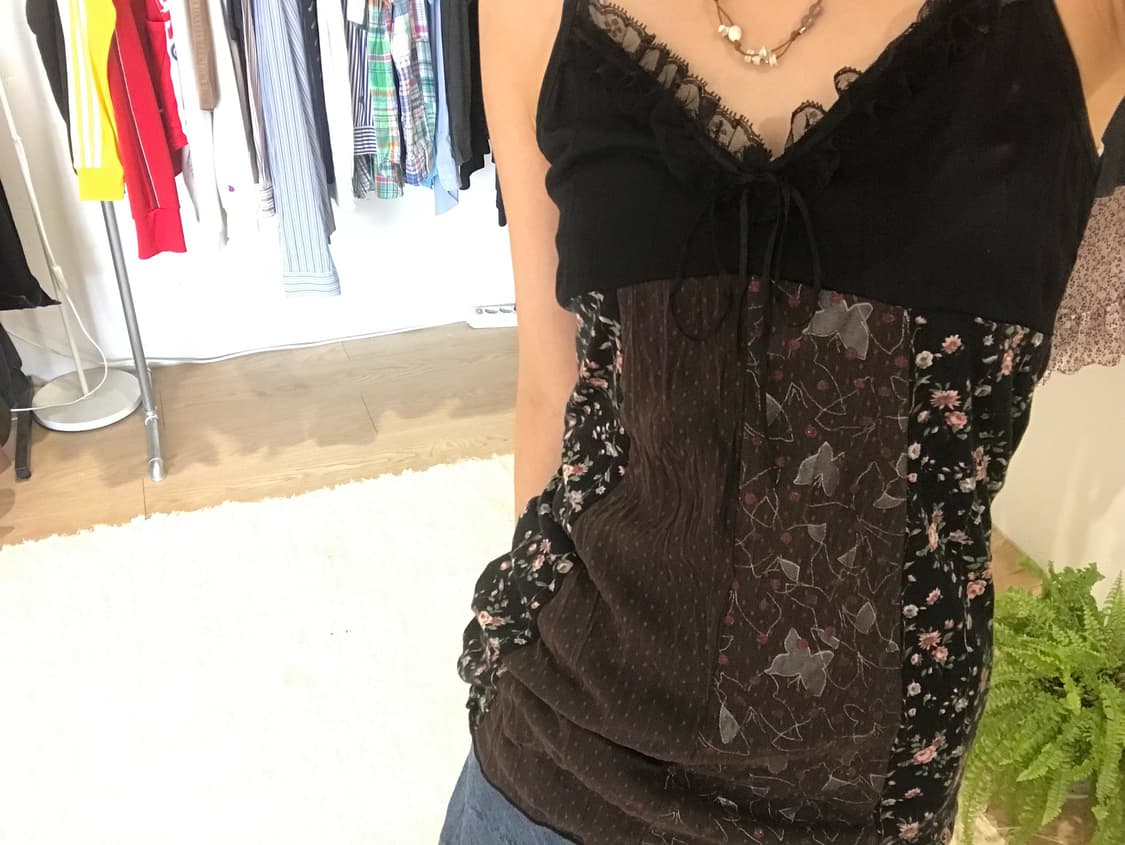 flower lace sleeveless  상품이미지6