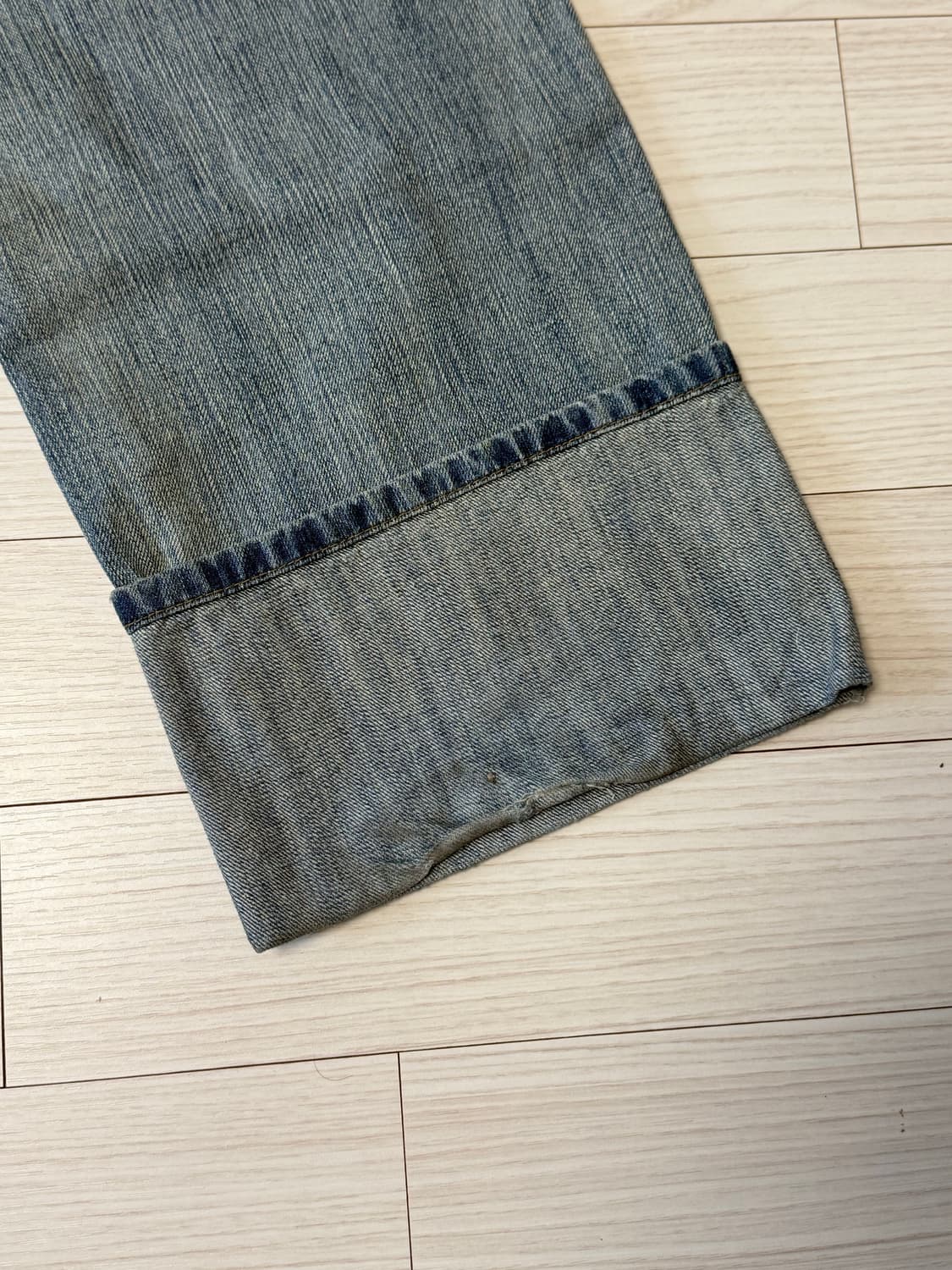 보헤미안서울 WIDE ROLLUP DENIM PANTS 상품이미지9