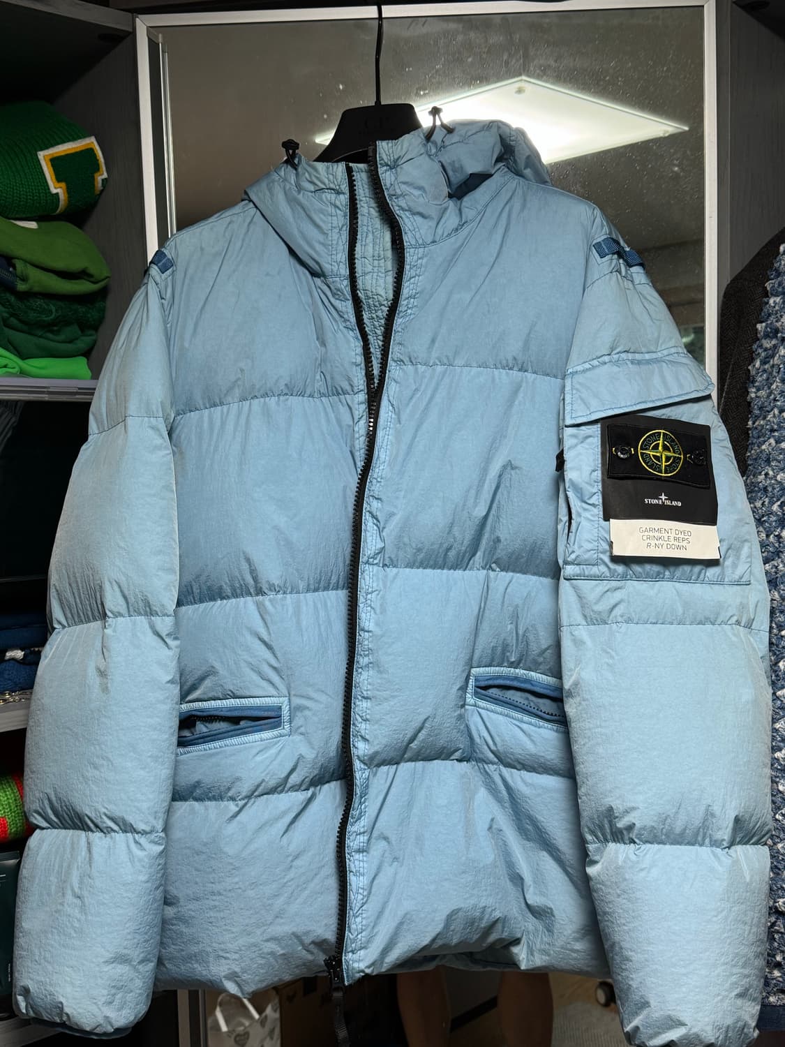 스톤아일랜드 크링클랩스 패딩팝미자 상품이미지1