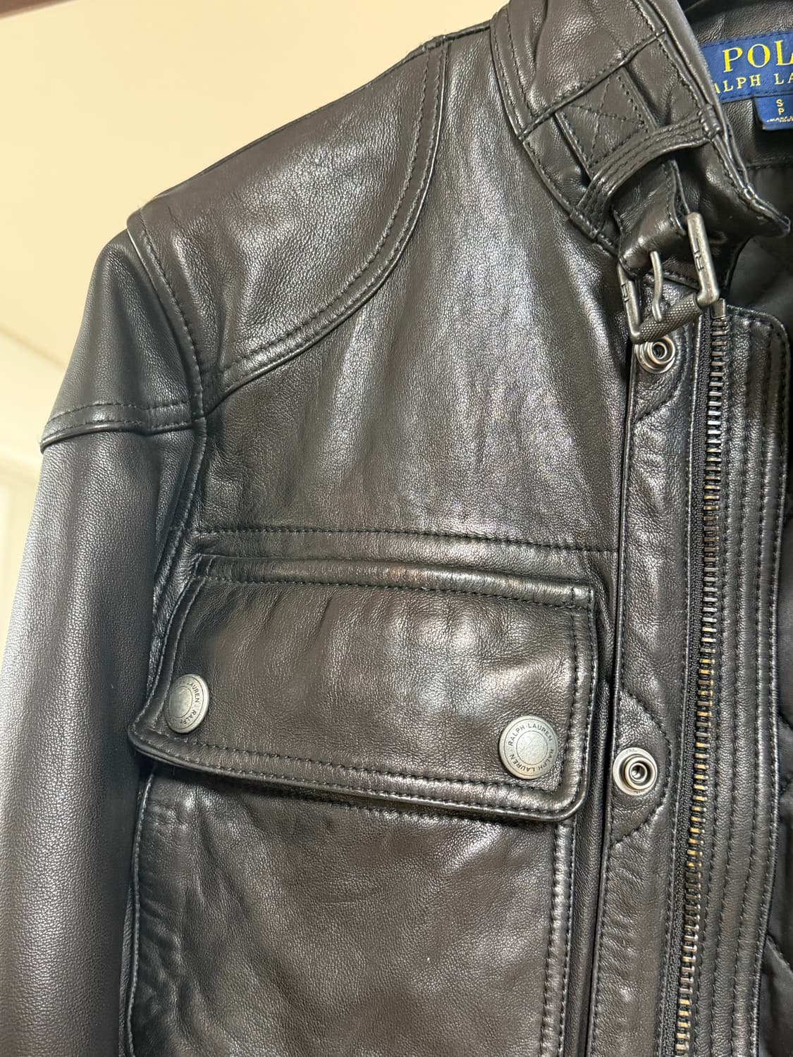 폴로 랄프로렌 가죽자켓 상품이미지4