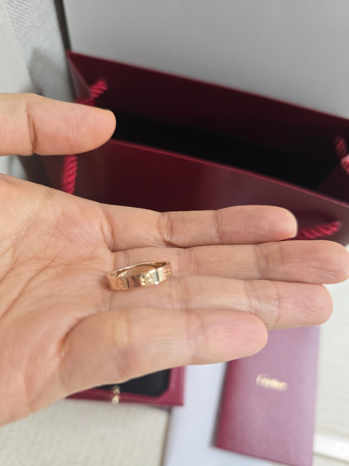 까르띠에 러브링 51호 새상품 풀박스 상품이미지4