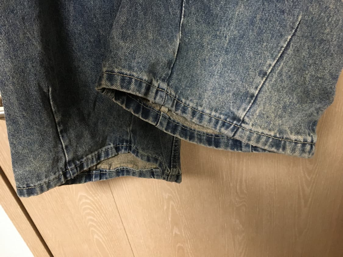 트릴리온 92 그래픽 파라슈트 벌룬핏 데님 팬츠 [샌드 블루] 상품이미지3