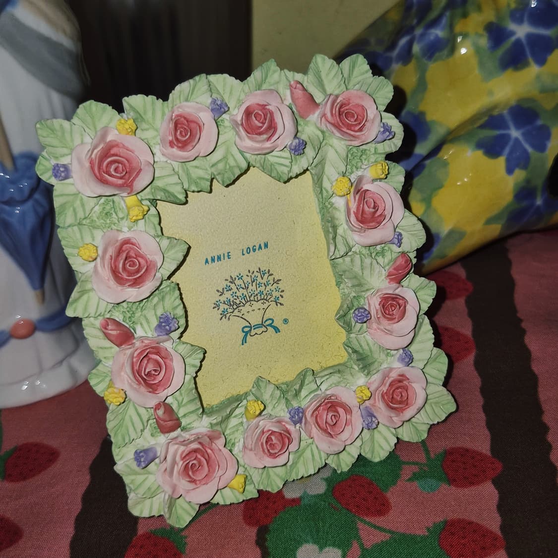 90s 미국 디자인 장미 꽃포지 미니 액자 상품이미지5