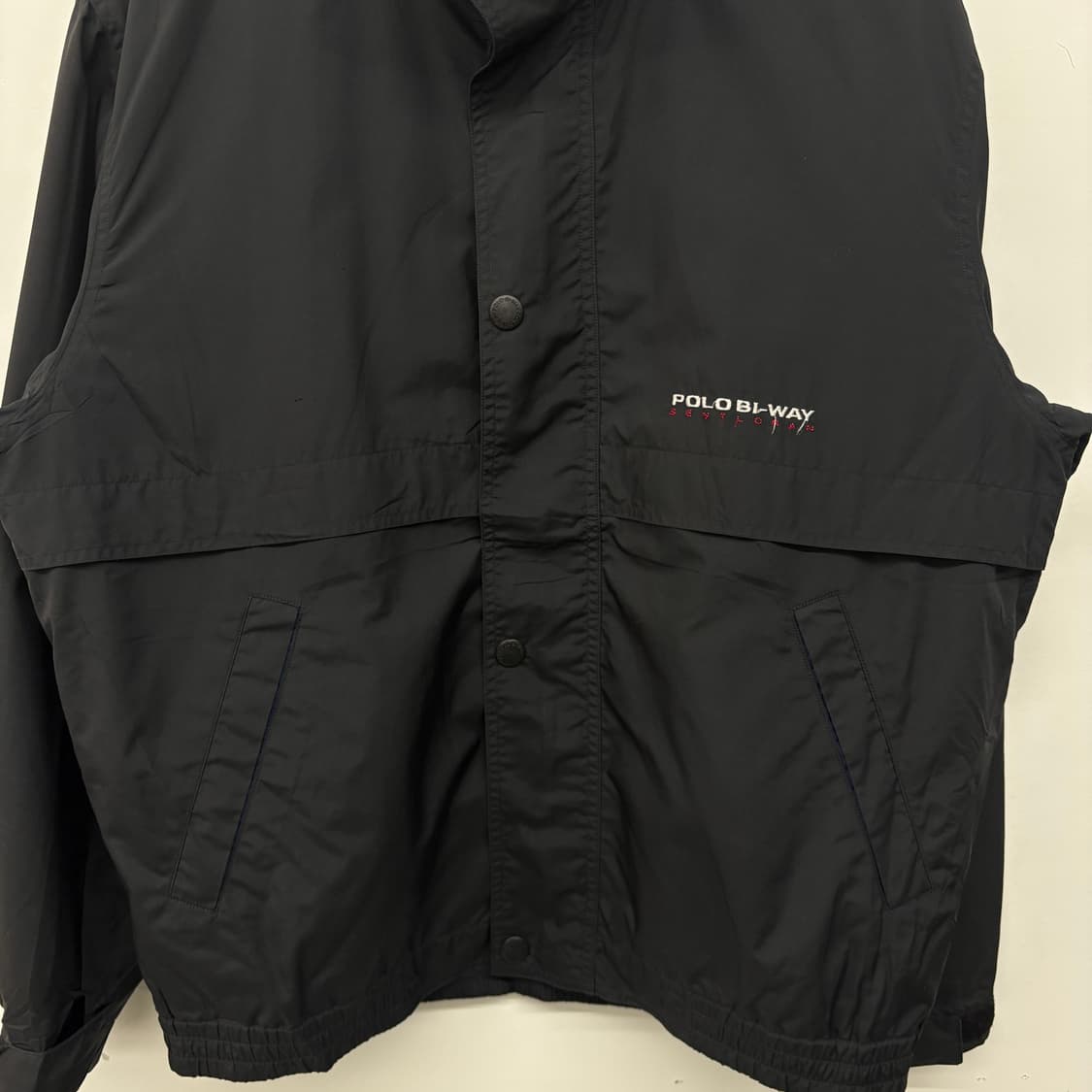 폴로 BI-WAY 블랙 바람막이 자켓 남/L 상품이미지2