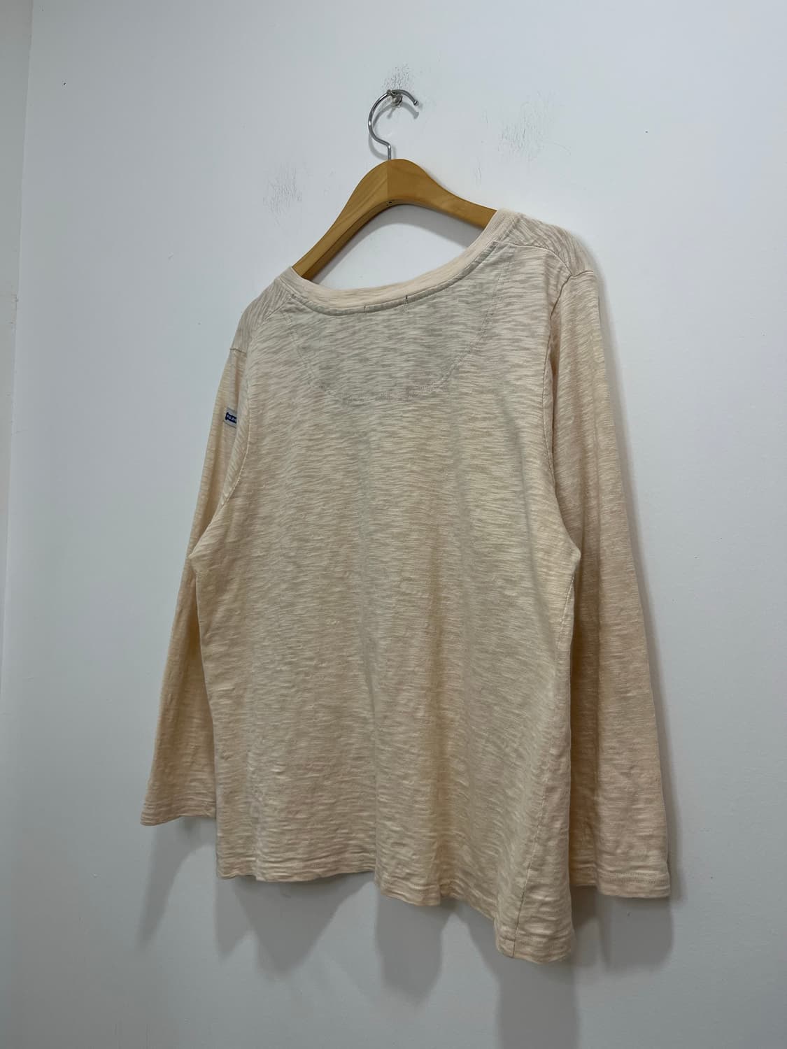 일본 빈티지 글리터 레터링 피치 롱슬리브 상품이미지6