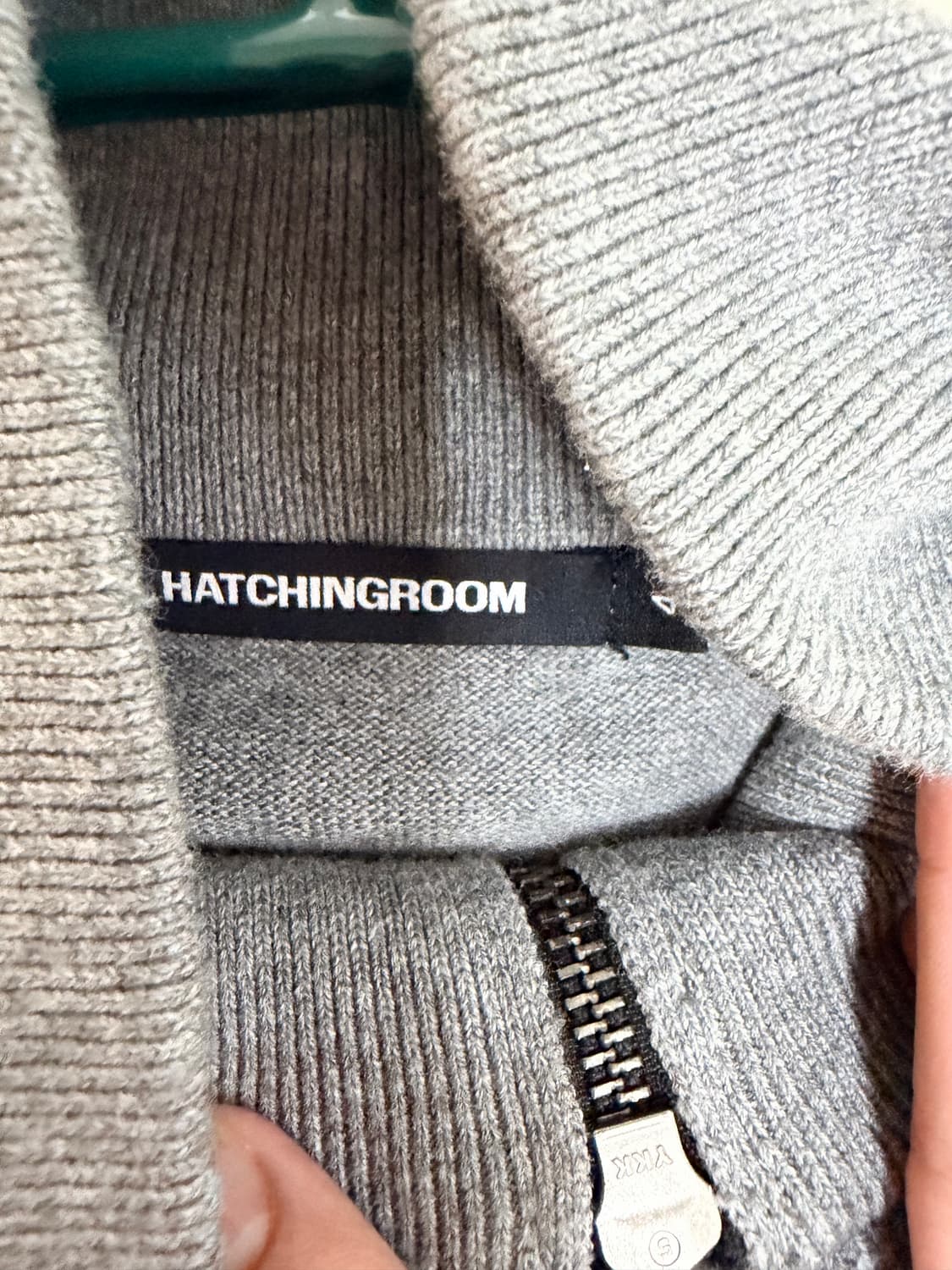 해칭룸 트랙 집 니크 가디건 그레이 상품이미지4