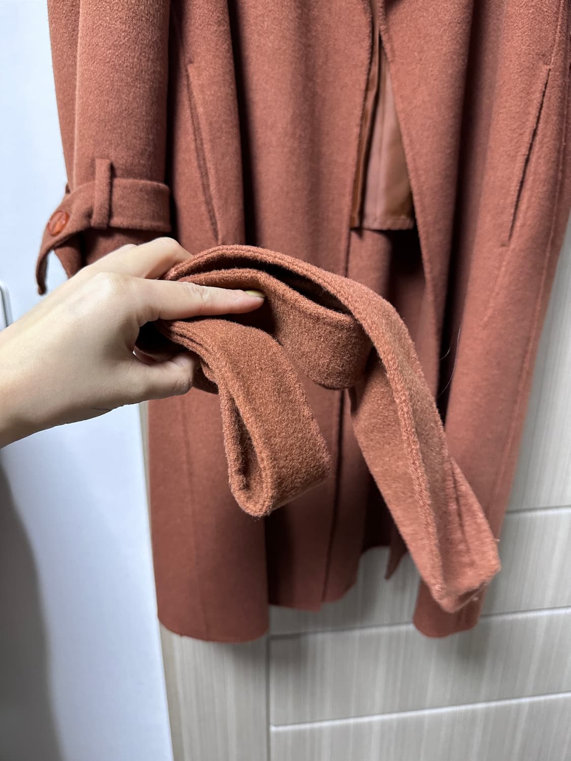 더틸버리 여성 핸드메이드코트 울코트 88-90-160 (66사이즈) 상품이미지2